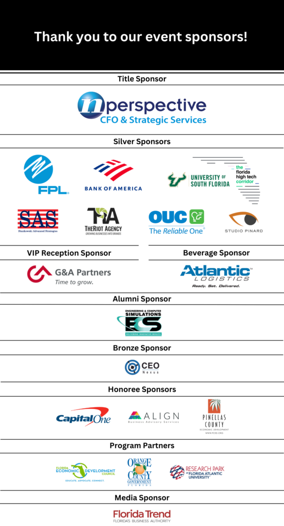 GrowFL Florida Companies to Watch Sponsors